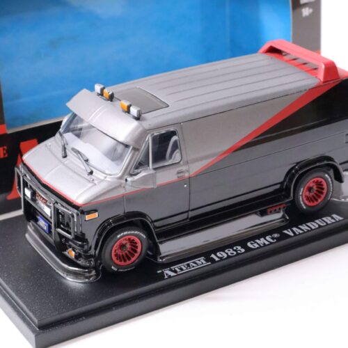 1:43 Greenlight GMC Vandura A-Team Van Bus 1983 black/ grey