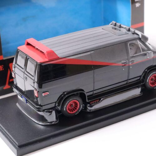 1:43 Greenlight GMC Vandura A-Team Van Bus 1983 black/ grey