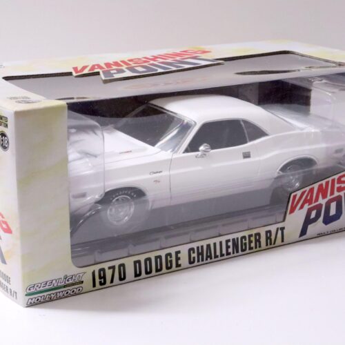 1:18 Greenlight 1970 Dodge Challenger R/T Coupe *VANISHING POINT* white