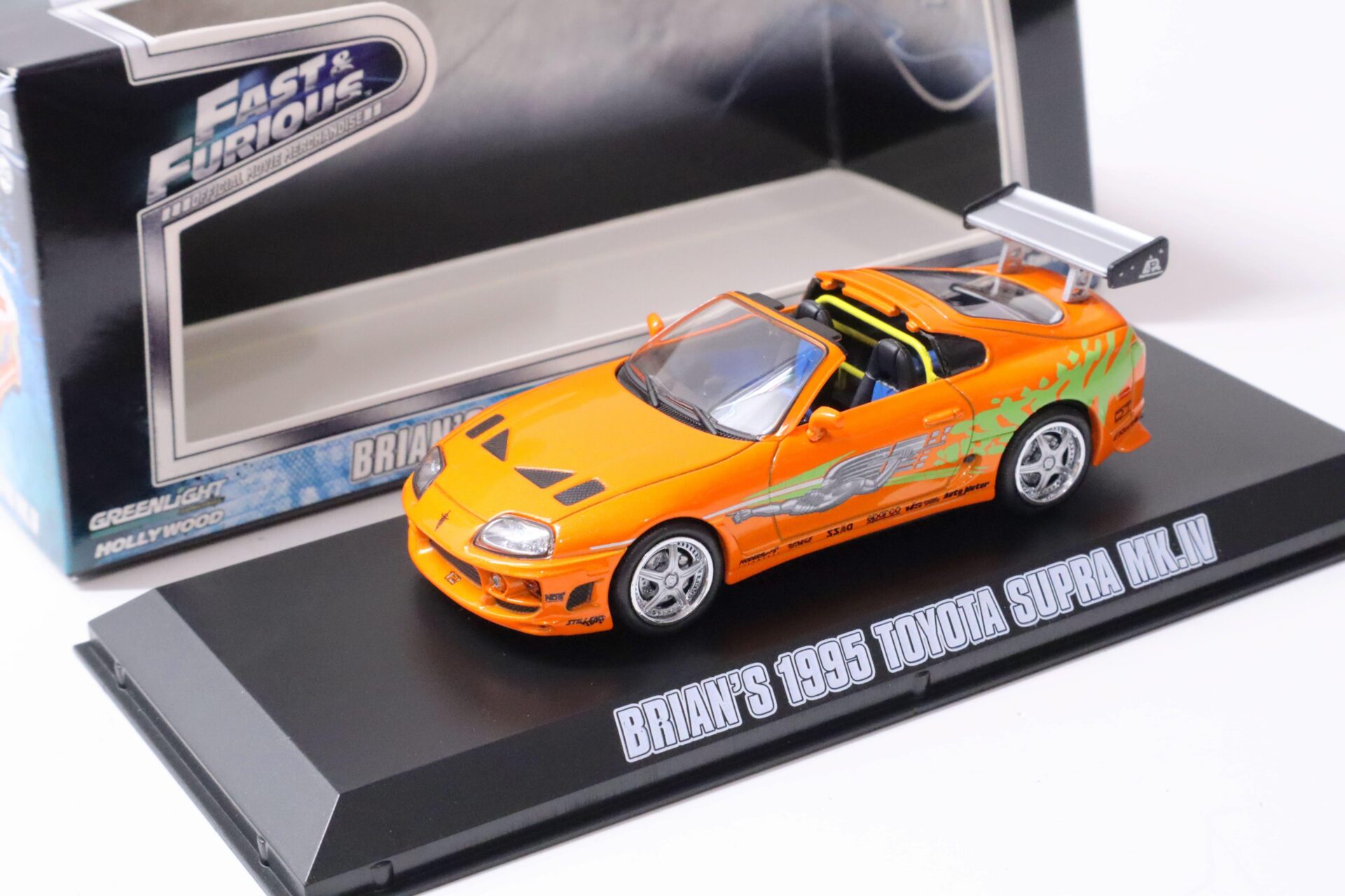 ID 62425 orig.jpg 1:43 Greenlight Fast and Furious BRIAN´s 1995 Toyota Supra MK.IV orange