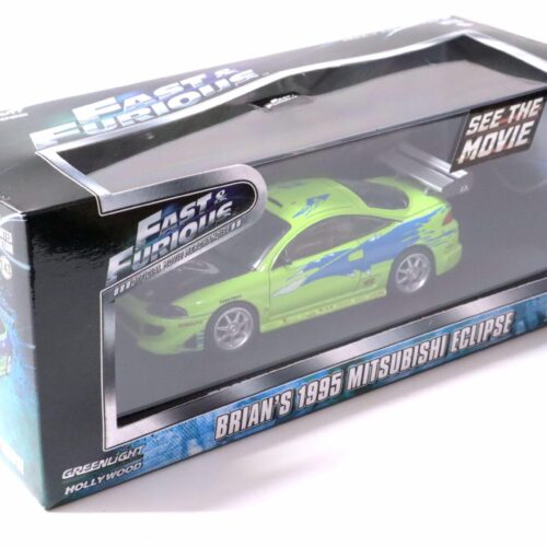 1:43 Greenlight Fast and Furious BRIAN´s 1995 Mitsubishi Eclipse green