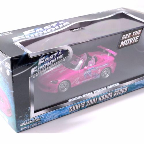 1:43 Greenlight Fast and Furious SUKI´s 2001 Honda S2000 pink