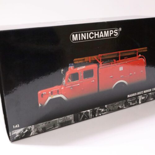 1:43 Minichamps Magirus-Deutz Merkur 150 TLF 16 Feuerwehr Lüneburg red