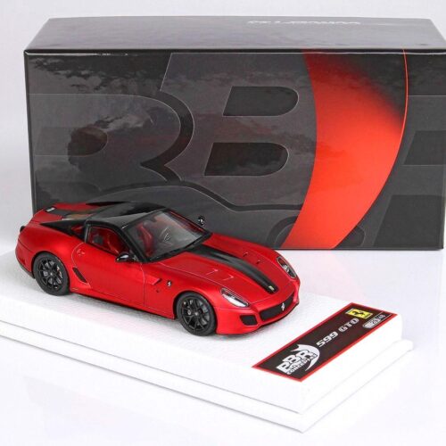 1:43 BBR Ferrari 599 GTO Rosso F1 2007B matt red/ black stripe - Limited 48 pcs.