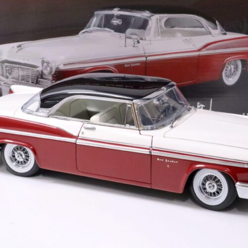 1:18 ACME 1956 Chrysler New Yorker ST REGIS Regimental red/ cloud white