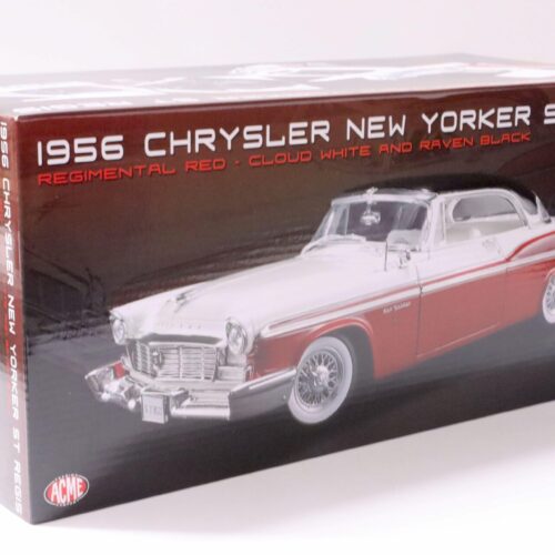 1:18 ACME 1956 Chrysler New Yorker ST REGIS Regimental red/ cloud white