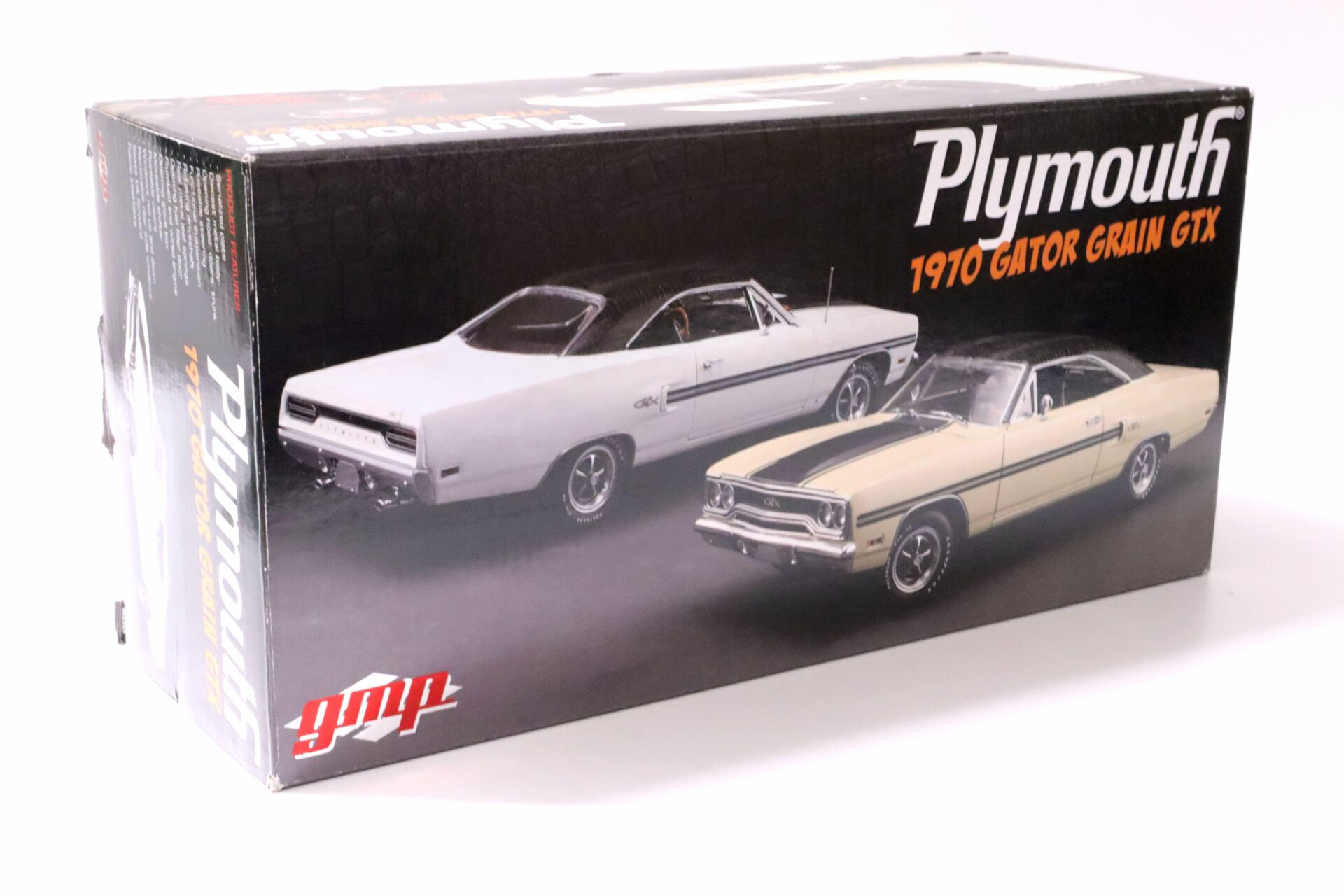 1:18 GMP 1970 Plymouth GTX “GATOR GRAIN” 440 Super Commando white