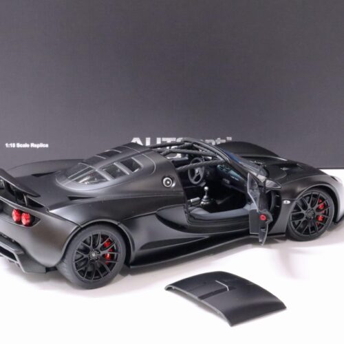 1:18 AUTOart Hennessey Venom GT Spyder 2010 matt Carbon black Die-Cast