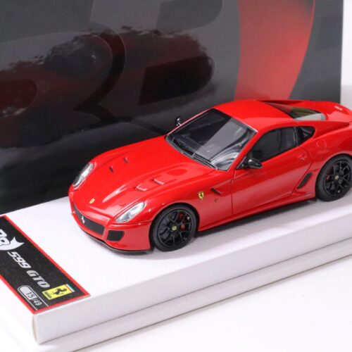 1:43 BBR Ferrari 599 GTO Rosso Corsa 322 red/ white base - Limited 49 pcs.