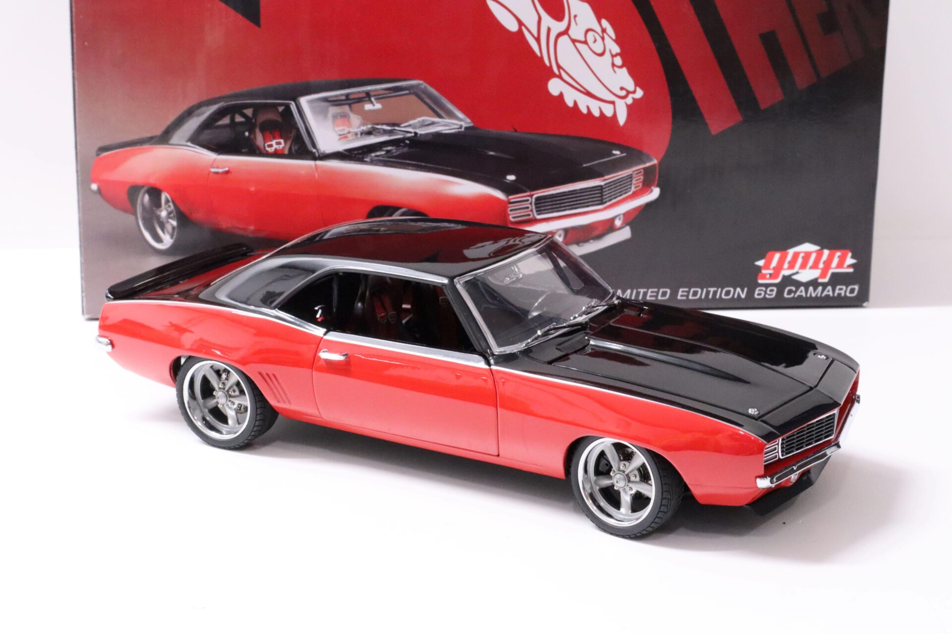 1:18 GMP 1969 Chevrolet Camaro MOTHERS red/ black G1800326
