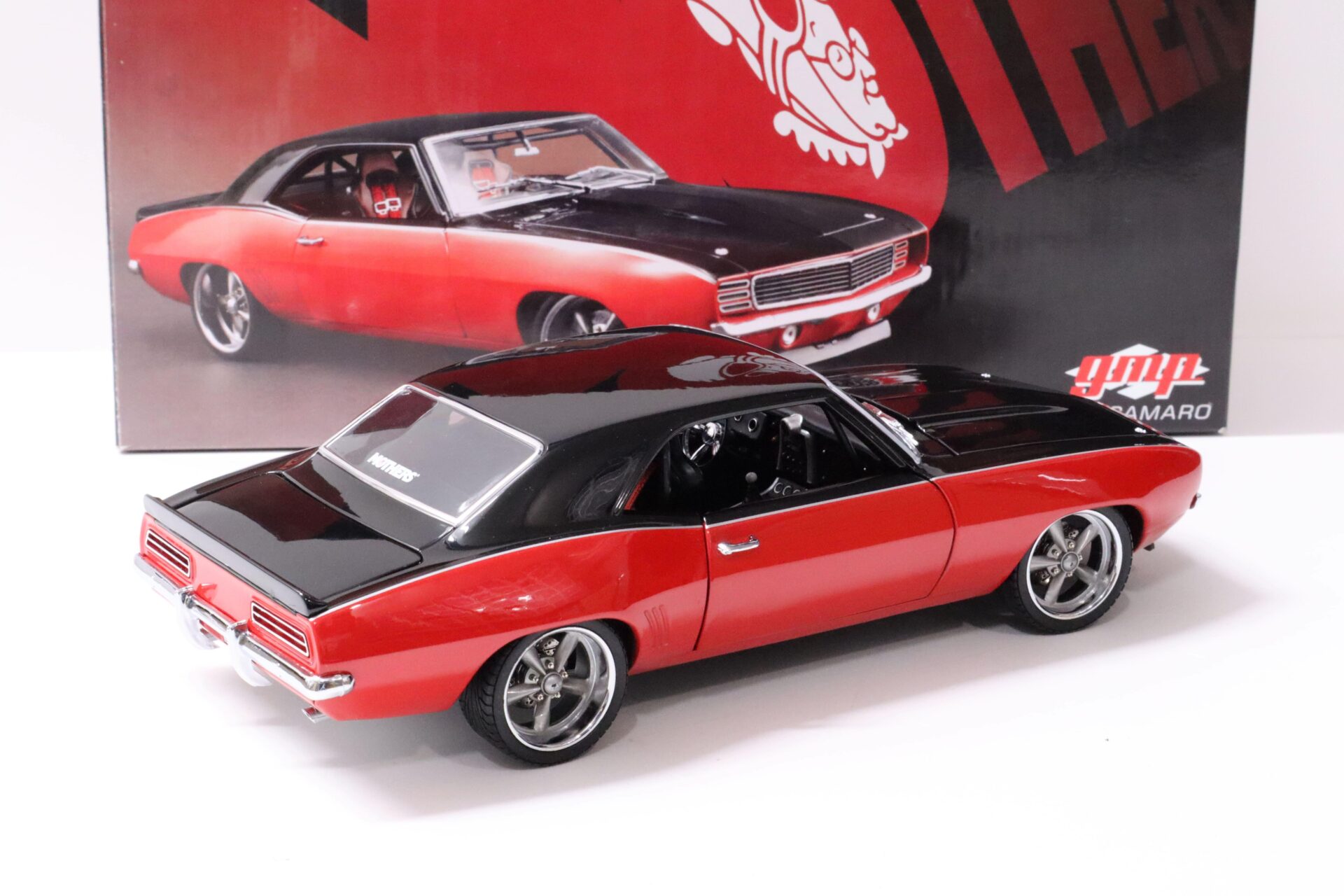 1:18 GMP 1969 Chevrolet Camaro MOTHERS red/ black G1800326