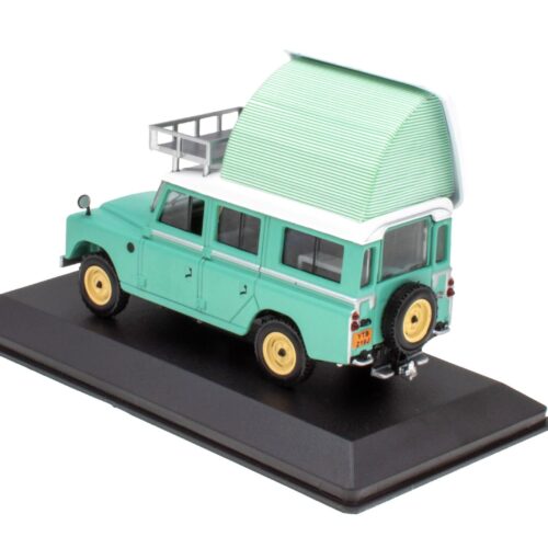 1:43 Hachette IXO Camping Cars Land Rover Series III Dormobile green 1971 Wohnmobil