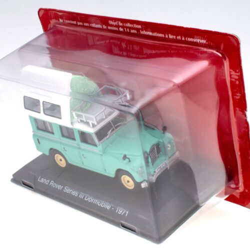 1:43 Hachette IXO Camping Cars Land Rover Series III Dormobile green 1971 Wohnmobil