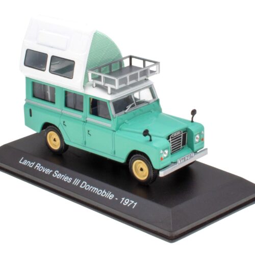 1:43 Hachette IXO Camping Cars Land Rover Series III Dormobile green 1971 Wohnmobil