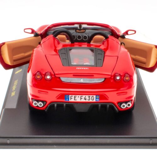 1:24 Hachette Bburago Ferrari Collection Ferrari F430 Spider red 2005 with display