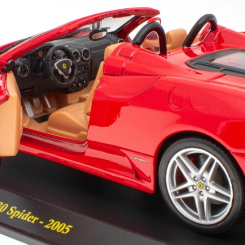 1:24 Hachette Bburago Ferrari Collection Ferrari F430 Spider red 2005 with display