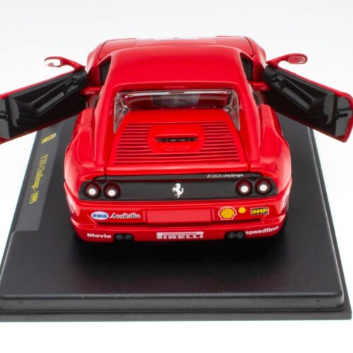 1:24 Hachette Bburago Ferrari Collection Ferrari F355 Challenge red 1995 with display