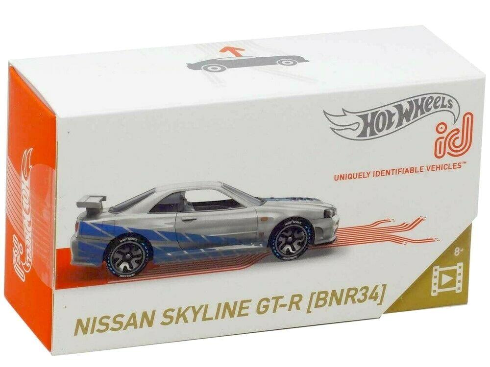 1:64 Hot Wheels ID Series 2022 Nissan Skyline GT-R (BNR34) silver HDH85-979A