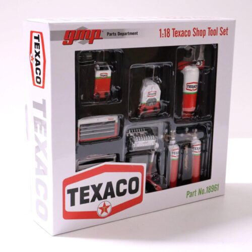 1:18 GMP TEXACO SHOP Tool Set #1 Diorama Zubehör red/ white 18961