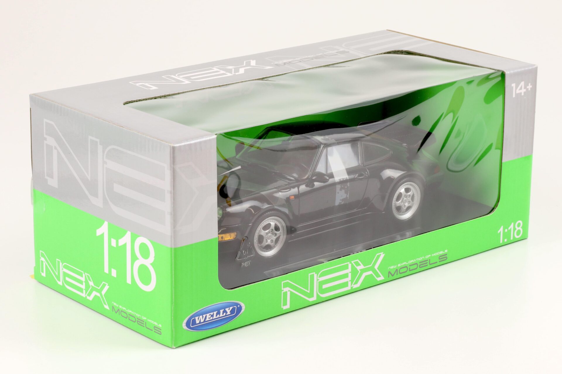 1:18 Welly NEX Porsche 911 (964) Turbo Coupe black