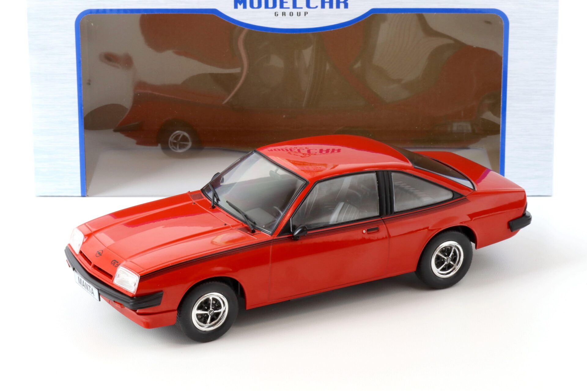 1:18 MCG Opel Manta B GT/J Coupe red 1980