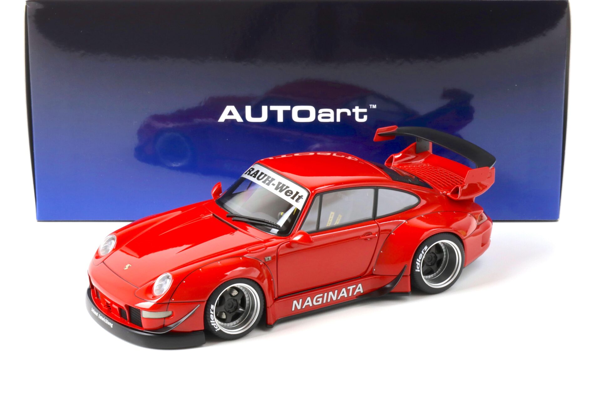 1:18 AUTOart Porsche 911 (993) RWB 993 red/ gun grey wheels