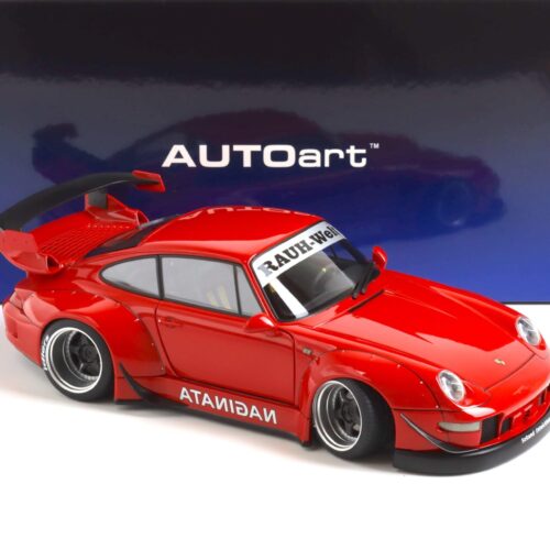 1:18 AUTOart Porsche 911 (993) RWB 993 red/ gun grey wheels