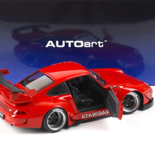 1:18 AUTOart Porsche 911 (993) RWB 993 red/ gun grey wheels