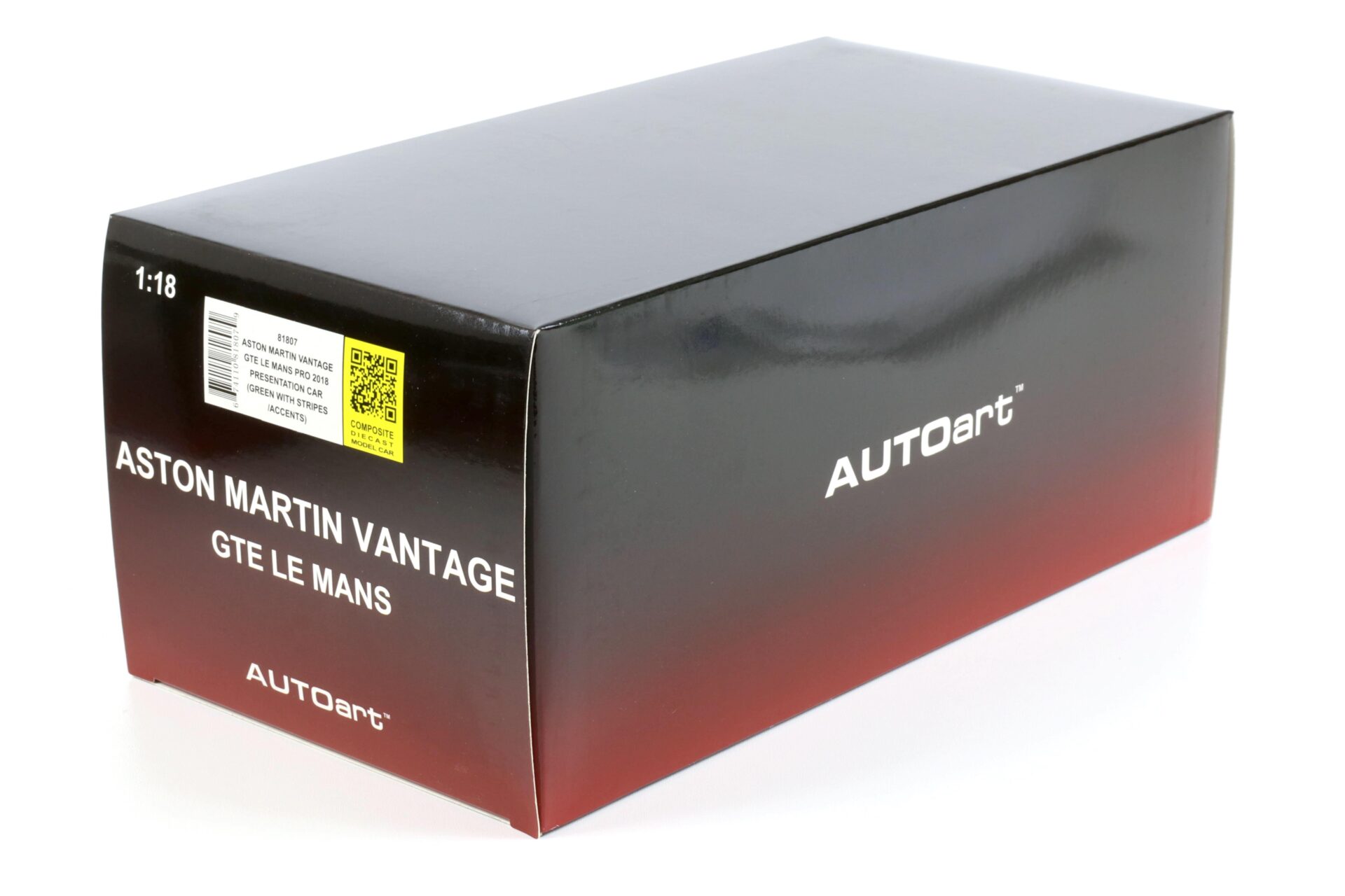 1:18 AUTOart Aston Martin Vantage GTE Le Mans Pro 2018 Presentation Car 81807