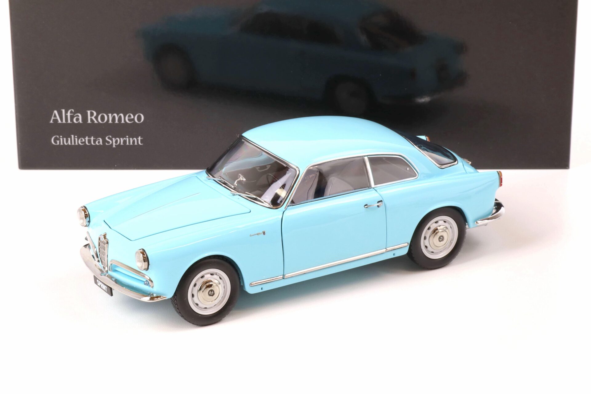 ID 64915 orig.jpg 1:18 Kyosho 1954 Alfa Romeo Giulietta Sprint light blue 08957BL