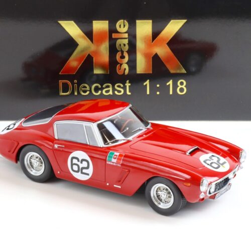 1:18 KK-Scale Ferrari 250 SWB Competizione Winner Monza 1960 red #62 - Image 2