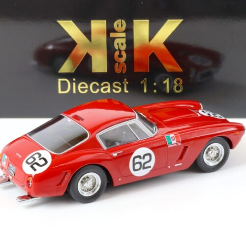 1:18 KK-Scale Ferrari 250 SWB Competizione Winner Monza 1960 red #62 - Image 3