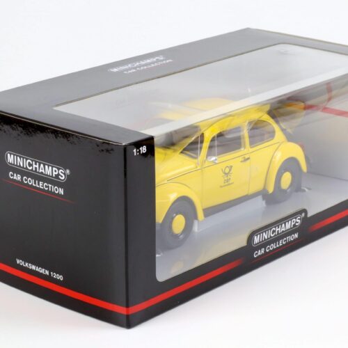 1:18 Minichamps VW Käfer 1200 yellow 1979 Deutsche Bundespost Fernmeldeamt
