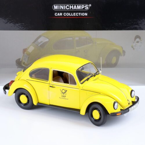 1:18 Minichamps VW Käfer 1200 yellow 1979 Deutsche Bundespost Fernmeldeamt