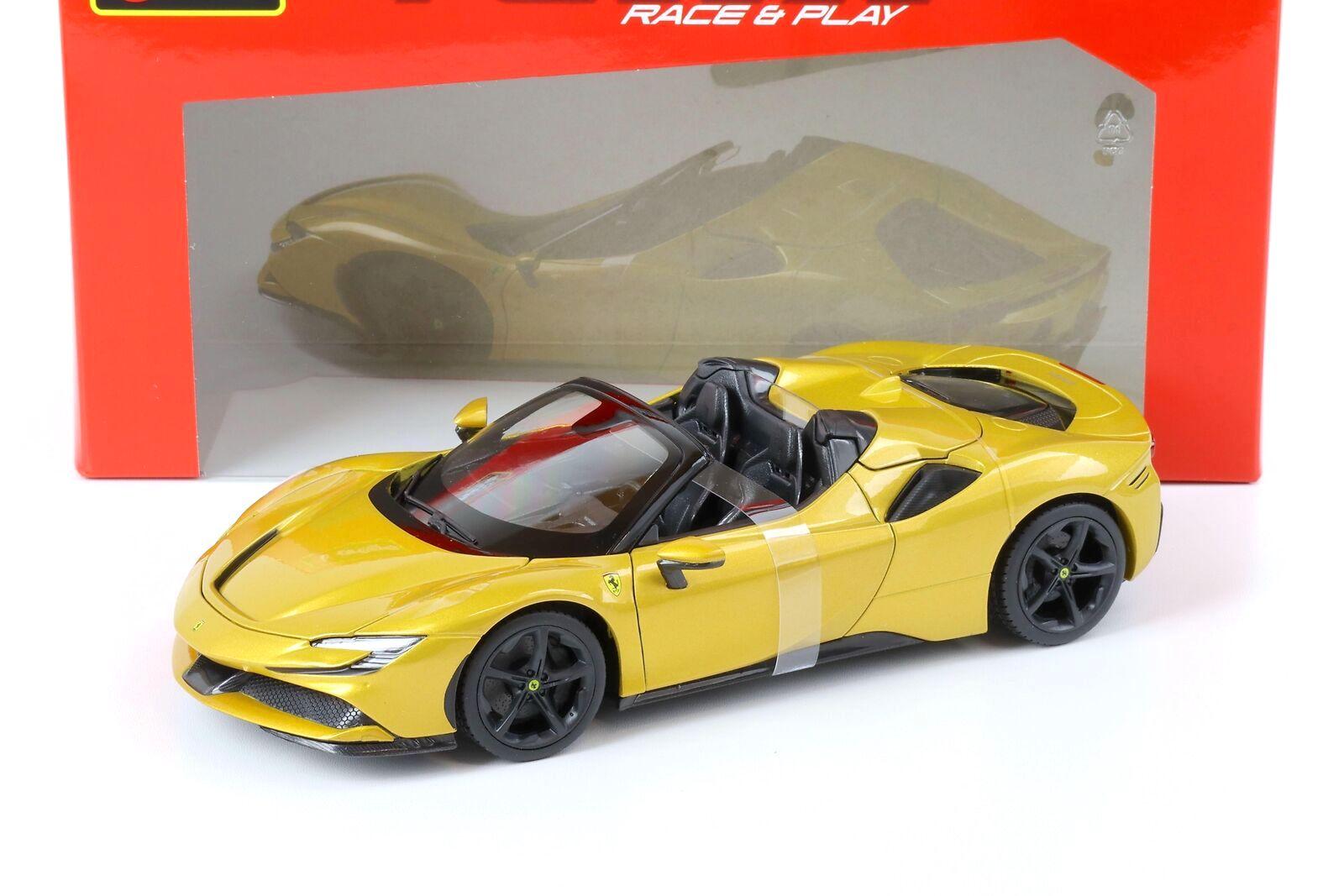 ID 65958 orig.jpg 1:18 Bburago R&P Ferrari SF90 Spider Hybrid gold metallic 2019