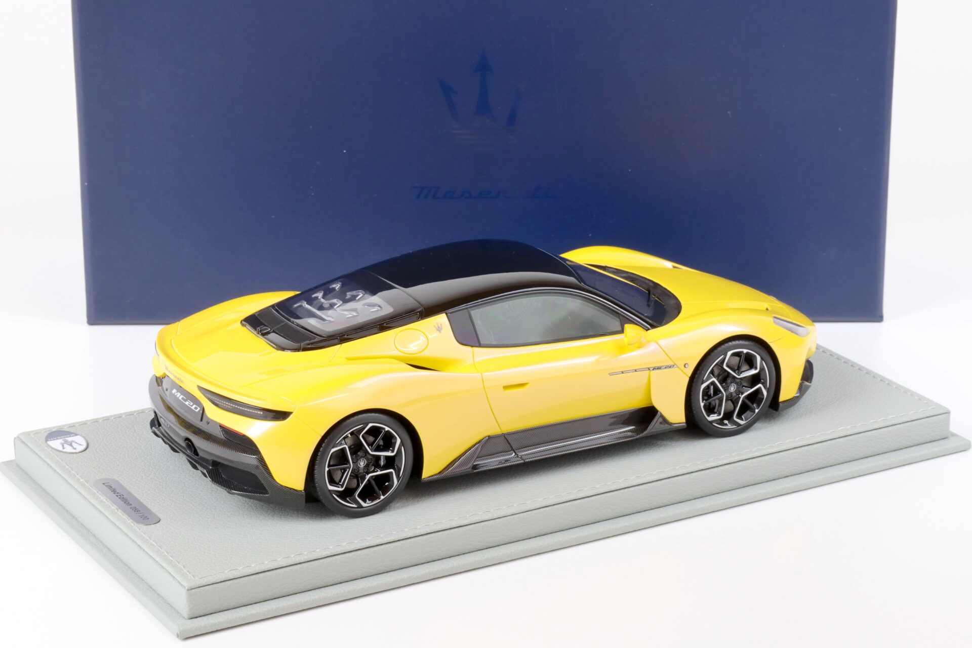 1:18 BBR Maserati MC20 Giallo Genio 2020 - Limited Edition 100 pcs.