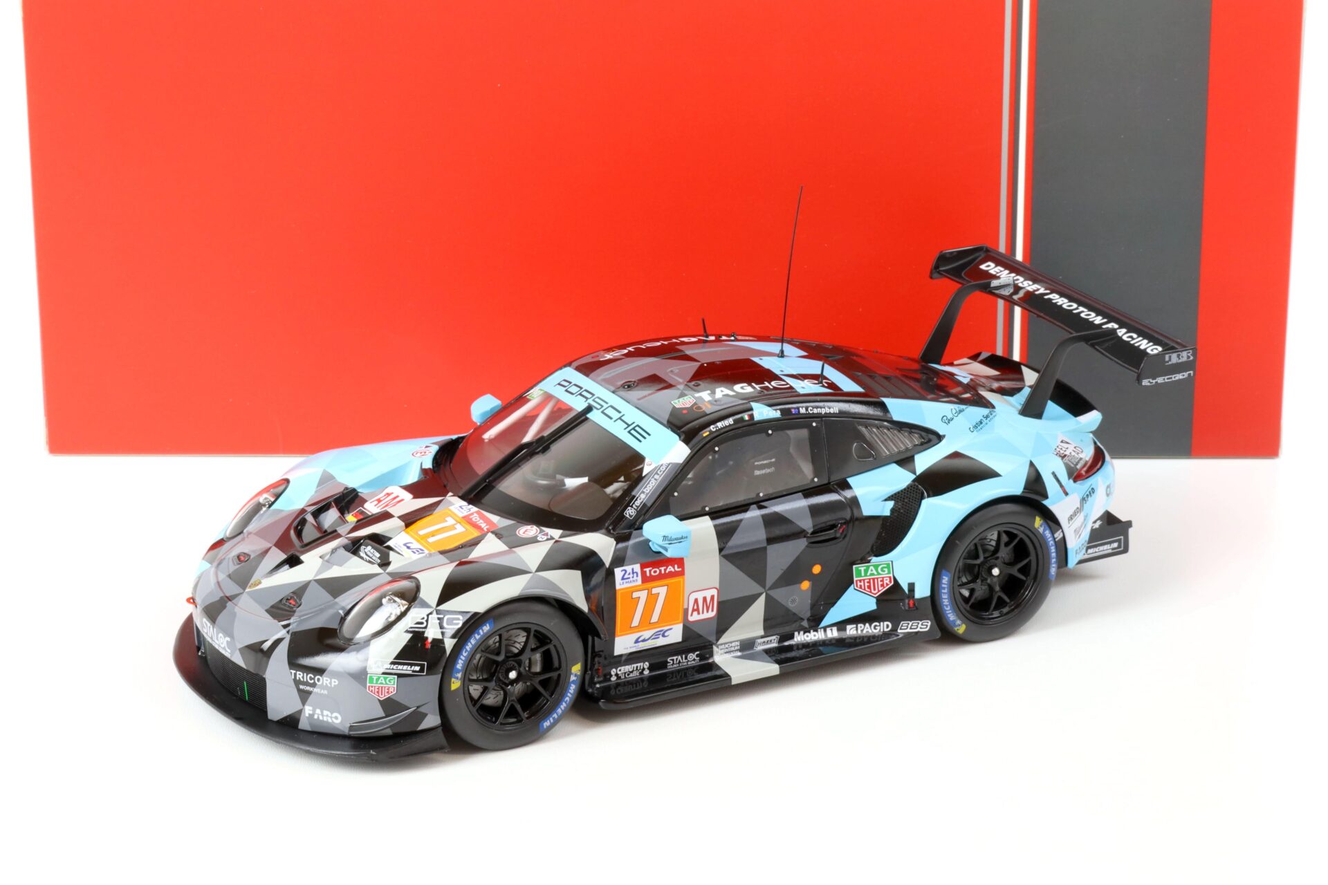 ID 66737 orig.jpg 1:18 IXO Porsche 911 RSR #77 2nd LMGTE-Am 24h LeMans 2020 Dempsey-Proton Racing