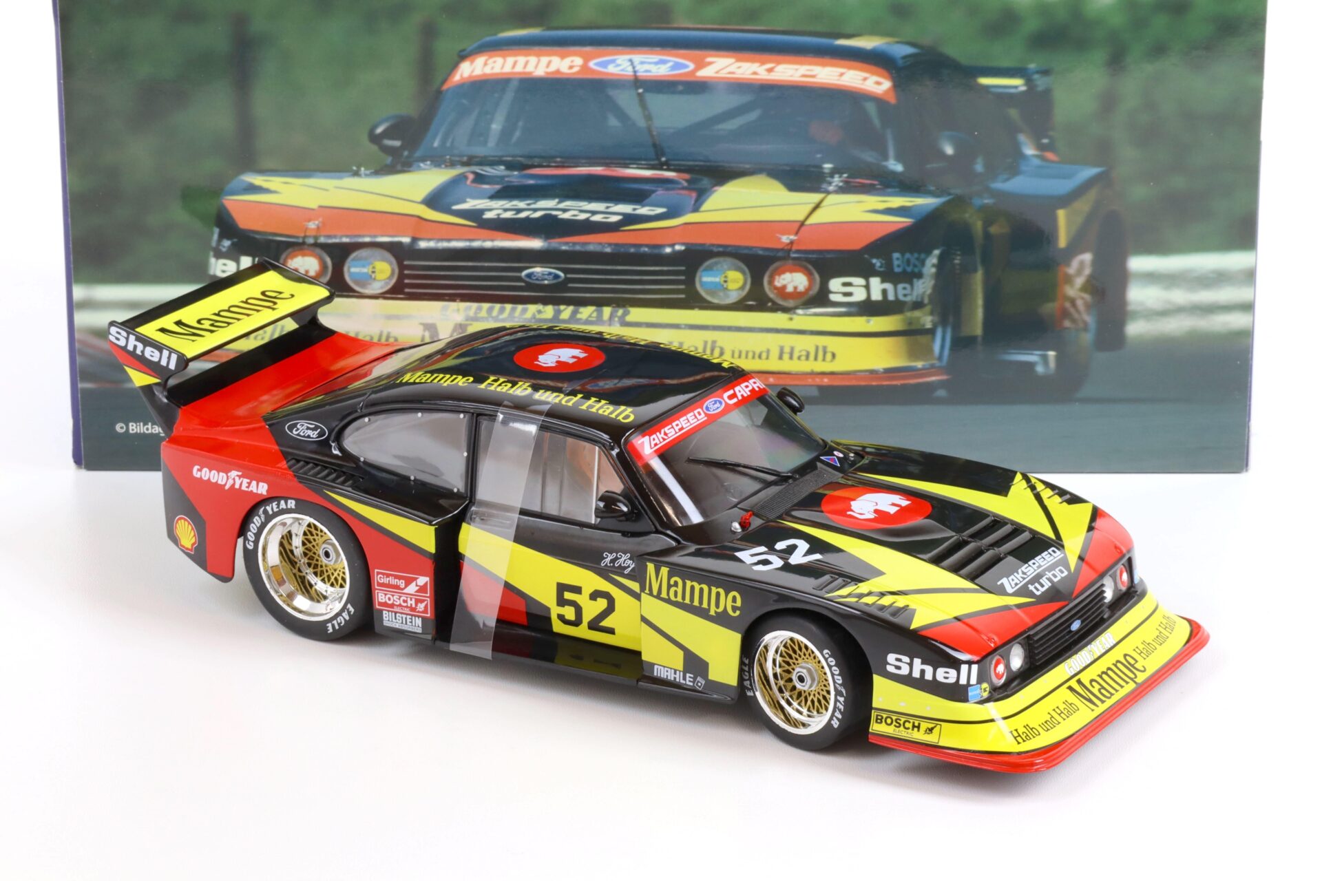 1:18 WERK83 Ford Capri Turbo Gr.5 #52 DRM 1978 Hans Meyer MAMPE Zakspeed