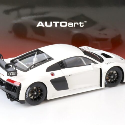 1:18 AUTOart Audi R8 LMS FIA GT GT3 Plain Color Version white 81602 - Image 3