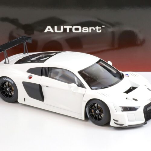 1:18 AUTOart Audi R8 LMS FIA GT GT3 Plain Color Version white 81602 - Image 2