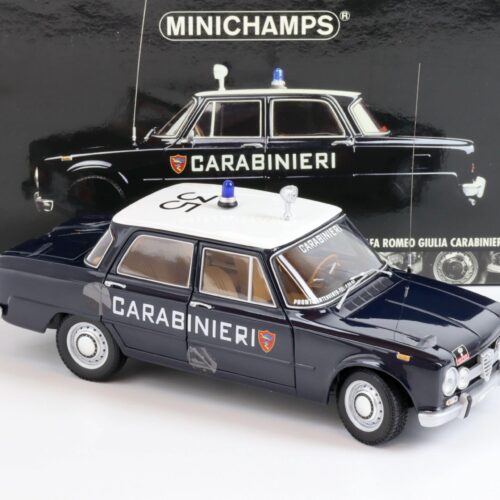 1:18 Minichamps Alfa Romeo Giulia CARABINIERI 1970 dark blue