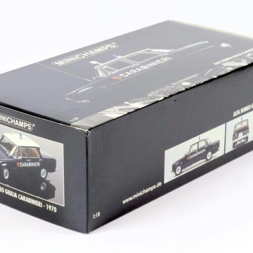 1:18 Minichamps Alfa Romeo Giulia CARABINIERI 1970 dark blue
