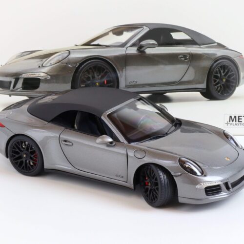 1:18 Schuco Porsche 911 (991) Carrera GTS Cabriolet grey metallic