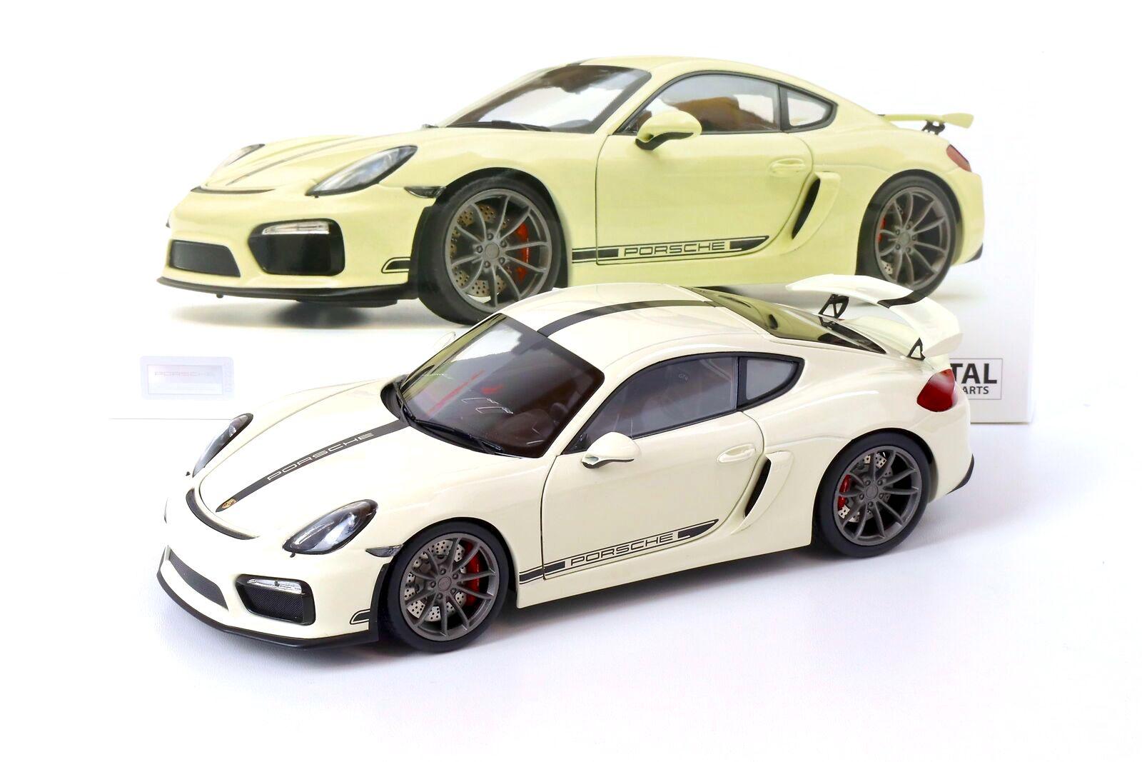 ID 67318 orig.jpg 1:18 Schuco Porsche Cayman GT4 Coupe white/ black