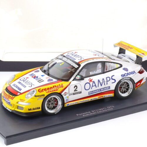 1:18 AUTOart Porsche 911 (997) GT3 Australian Carrera Cup 2006 Jim Richards #2