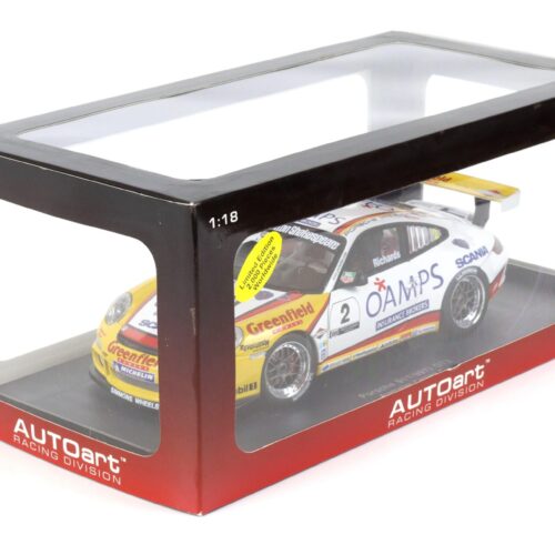 1:18 AUTOart Porsche 911 (997) GT3 Australian Carrera Cup 2006 Jim Richards #2