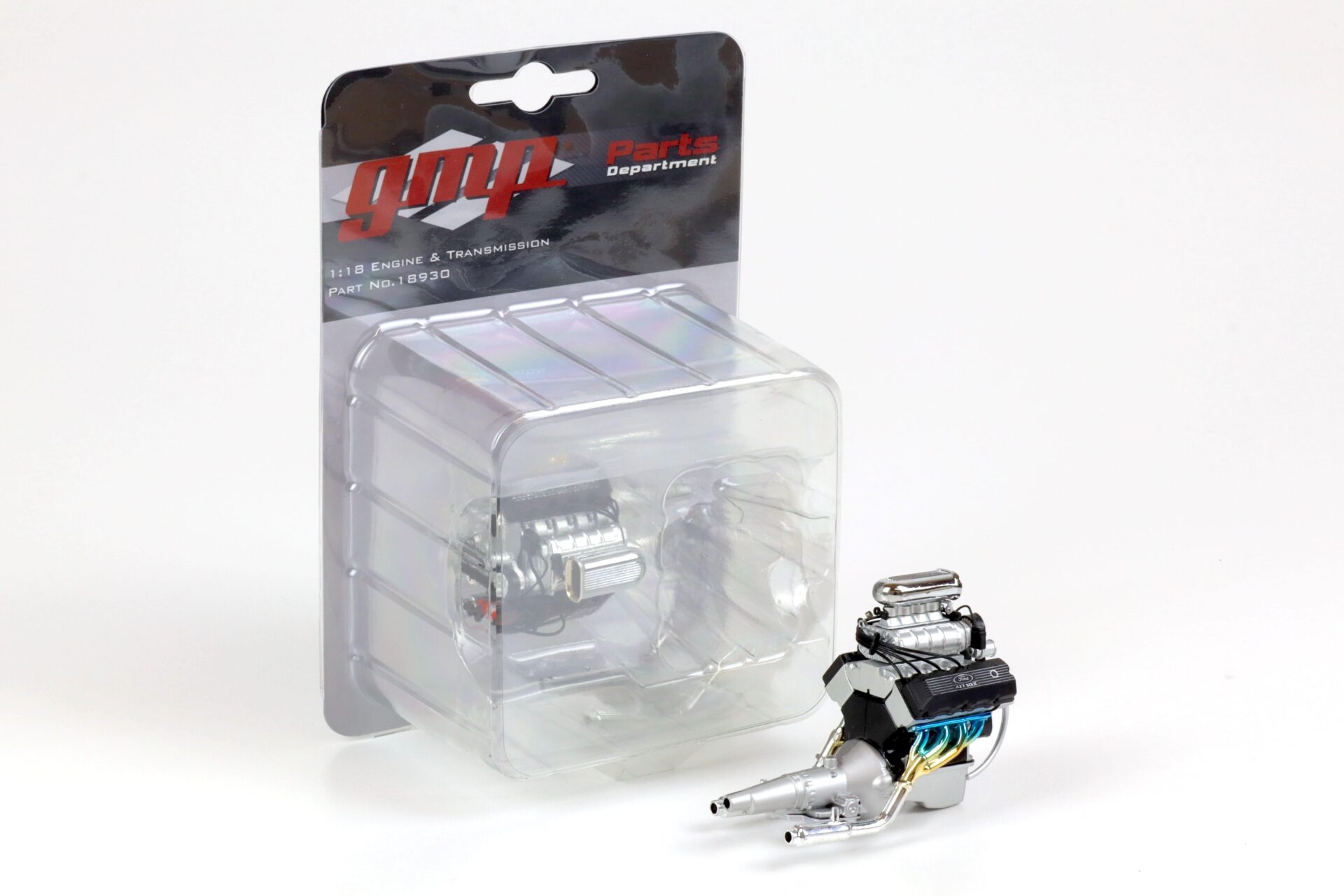 1:18 GMP Zubehör Engine & Transmission Ford 427 SOHC Motor 18930