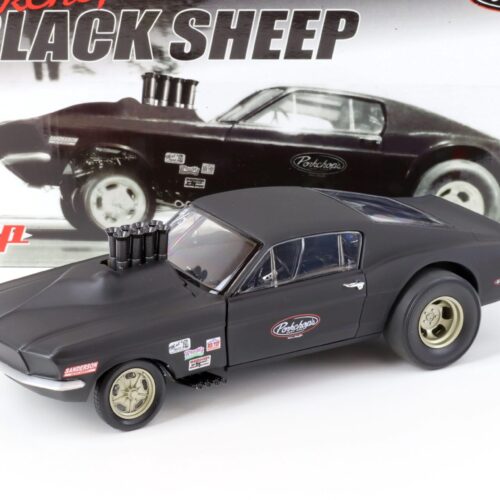 1:18 GMP 1967 Ford Mustang PorkchopÂ´s BLACK SHEEP matt black