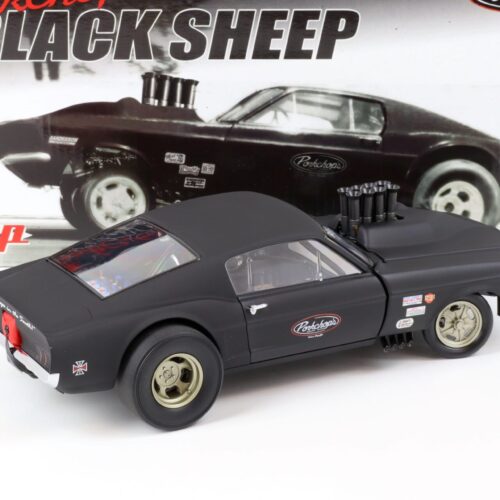 1:18 GMP 1967 Ford Mustang Porkchop´s BLACK SHEEP matt black