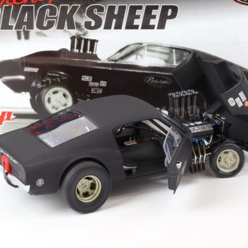 1:18 GMP 1967 Ford Mustang Porkchop´s BLACK SHEEP matt black